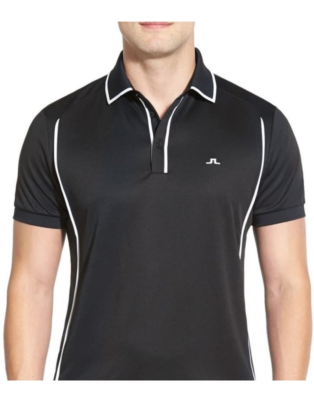 J Lindberg Mens Fredrik Regular Fit Golf Polo Performance Stretch Sz L